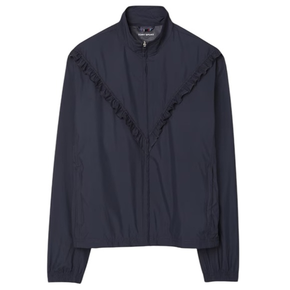 Tory Burch Sport Ruffle Windbreaker - Picture 1 of 3